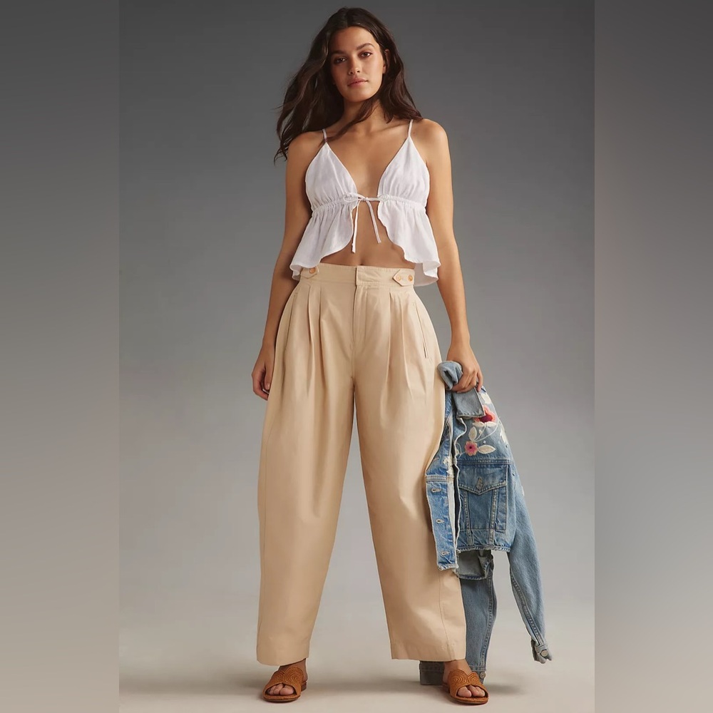 Maeve Utility Barrel Trouser Pants